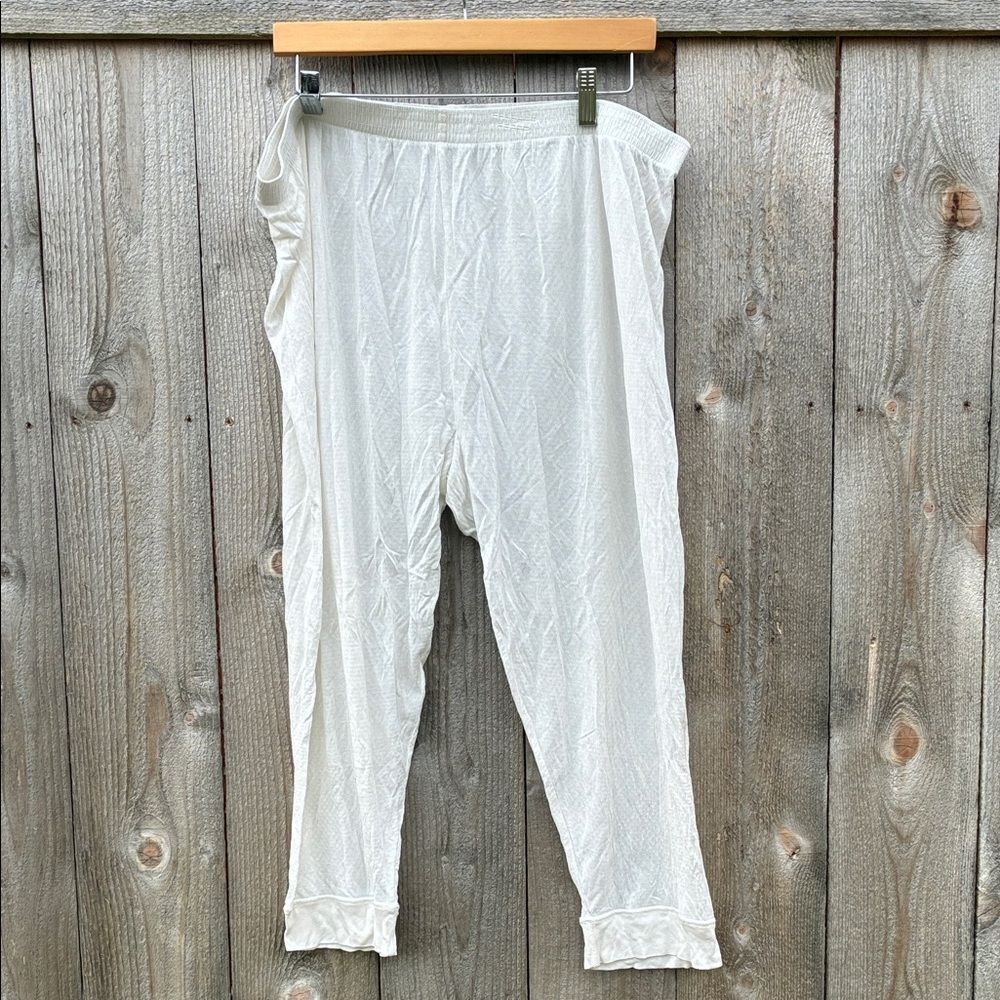 L.L. Bean Vintage Women's White Silk Pants